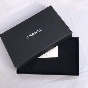 Small Chanel Box with Fabric Case (empty)
